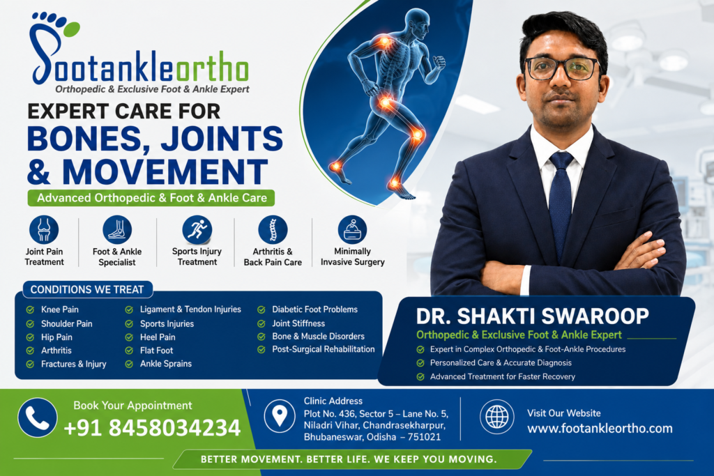 Best Orthopedic Specialist in Bhubaneswar – Expert Bone, Joint & Foot Care by Dr. Shakti Swaroop 1 Orthopedic Doctor in Bhubaneswar
