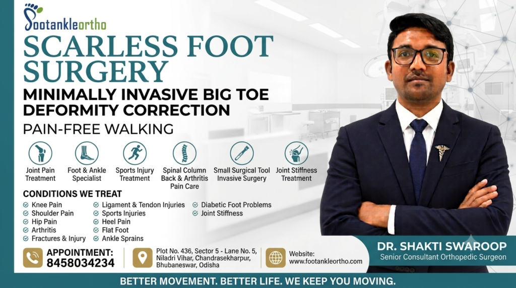 Scarless Foot Surgery | Minimally Invasive Big Toe Deformity Correction
